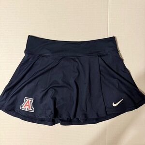 Nike Dri Fit Navy Blue University of Arizona Athletic Tennis Skirt